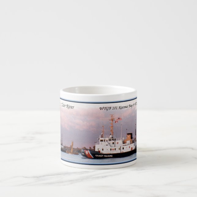 Buoy towing St Clair River espresso mugg Espressomugg (Framsidan)