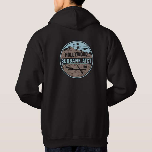 BUR B737 Hoodie (Baksida)