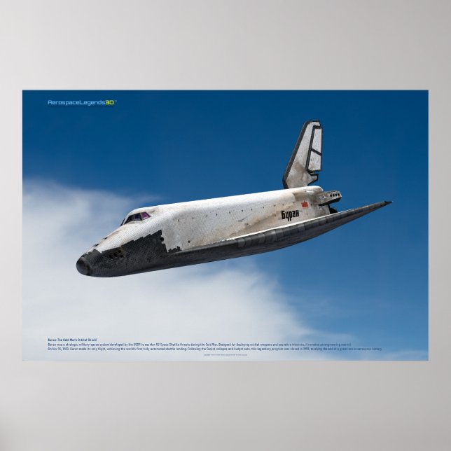 Buran: Återkomst genom molnen Poster (Framsidan)