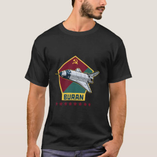 Buran Shuttle Russian Spacecrafts rymdplan Ussr T Shirt