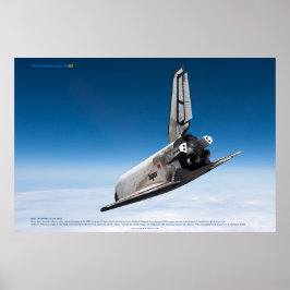 Buran Spaceplane: Cloud Descent Poster