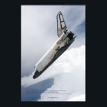 Buran Spaceplane Descending Through Clouds Poster<br><div class="desc">Relive the glory of the Soviet space program with this breathtaking 3D tribute to the Buran spaceplane. This premium artwork captures the legendary Buran in a moment of majestic descent, piercing through the dense clouds during its atmospheric reentry. Every thermal tile, sensor, and aerodynamic curve has been meticulously recreated through...</div>