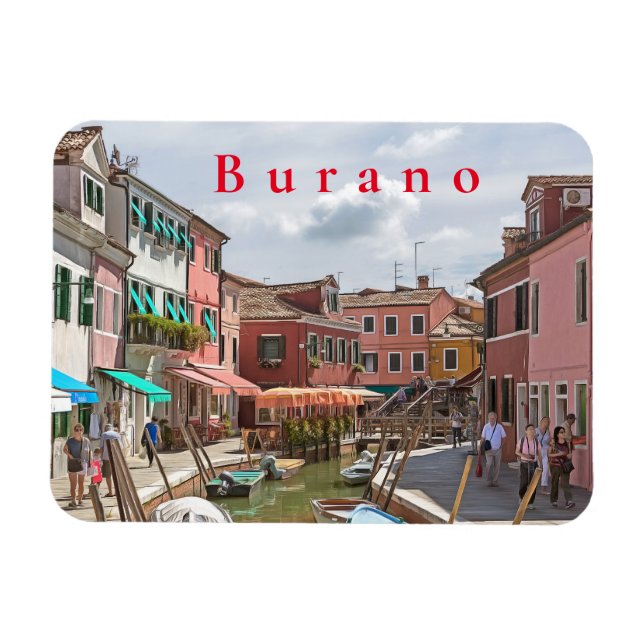 Burano. #10. magnet (Horisontell)