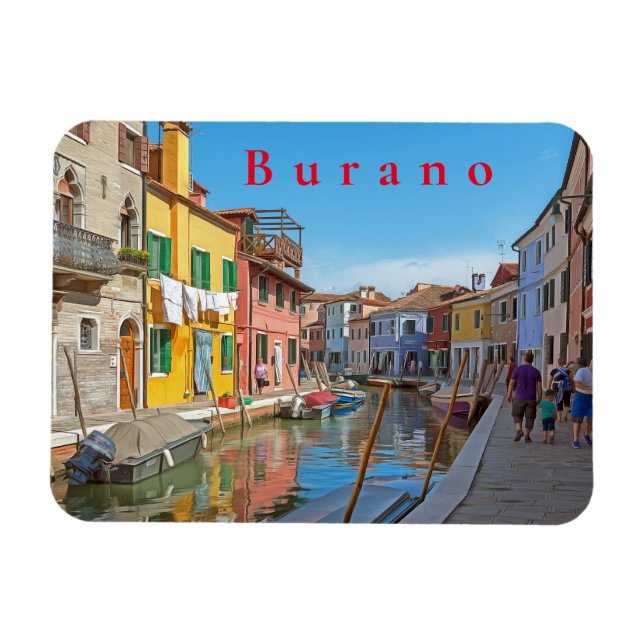 Burano. 2. magnet (Horisontell)