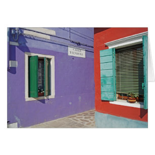 Burano Corner Hälsningskort