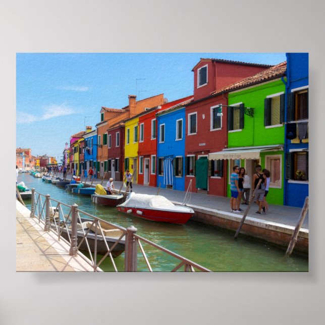 Burano houses poster (Framsidan)