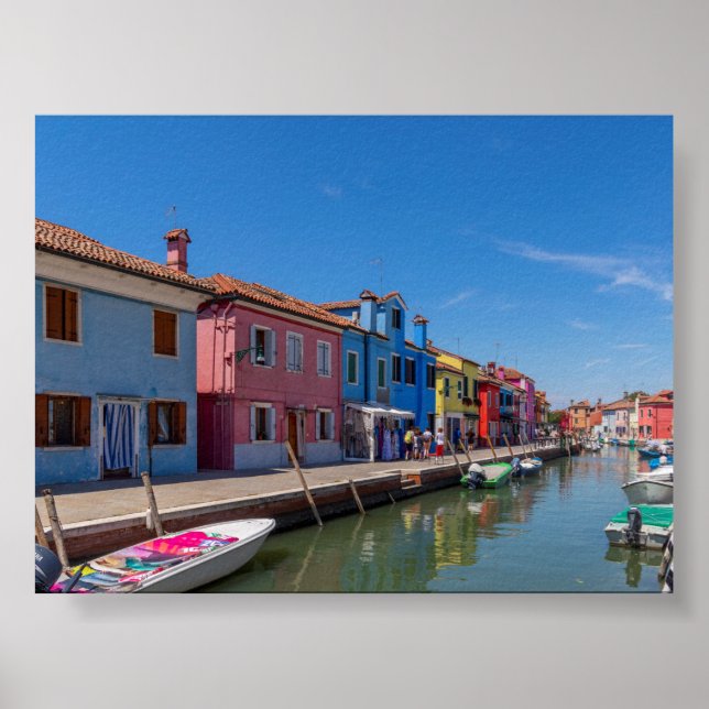 Burano houses poster (Framsidan)