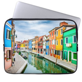 Burano, Italien Laptop Fodral