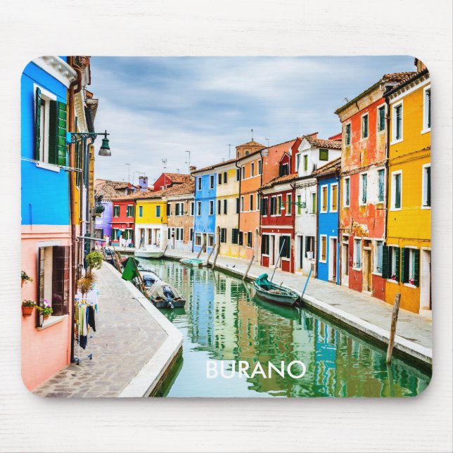 Burano, Italien Musmatta (Framsidan)