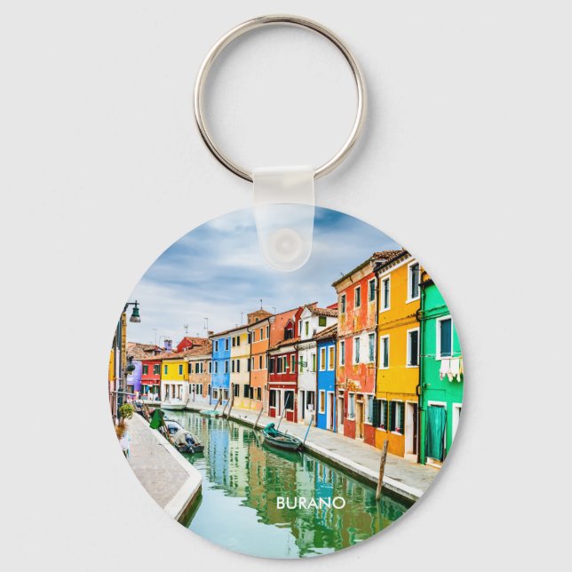 Burano, Italien Nyckelring (Framsida)