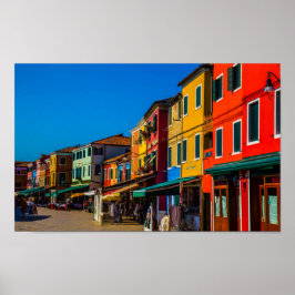 Burano, Italien Poster