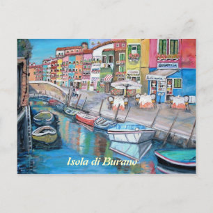 Burano italien - vykort