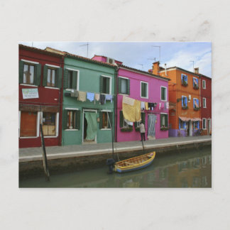 Burano, Italien Vykort