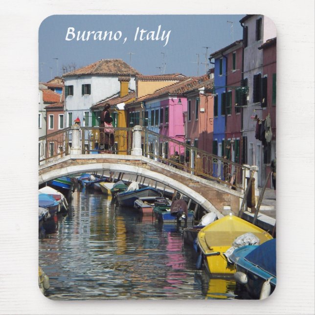Burano;  Snöreö Mousepad Musmatta (Framsidan)