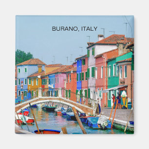 BURANO VENEDIG, ITALIEN (MAGNETEN) MAGNET