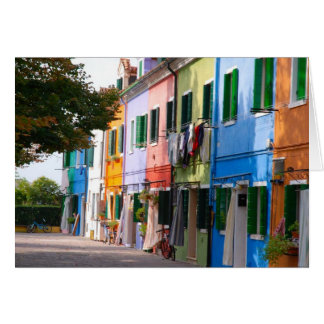 Burano-Venetia Hälsningskort