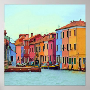 BURANO - Venetian Lagoon Venice - Burano Poster
