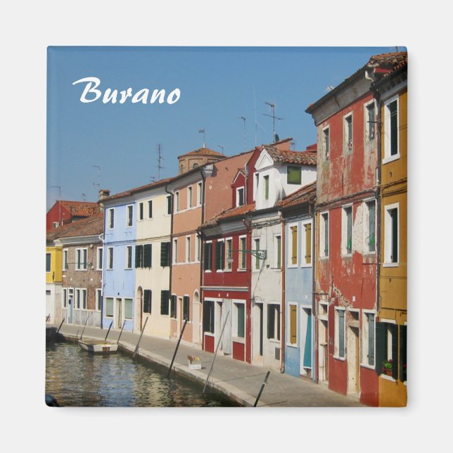 Burano Venice Magnet (Framsidan)