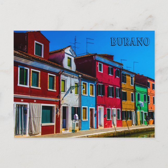Burano vykort (Framsida)