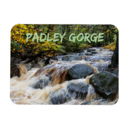 Burbage Brook in Fullt Spate, Padley Gorge, UK Magnet
