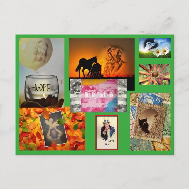 Burbank Postcard - konst av Burbank Vykort (Framsida)