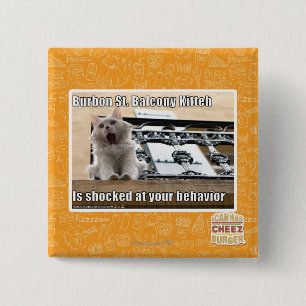 Burbon St.-balkong Kitteh Knapp