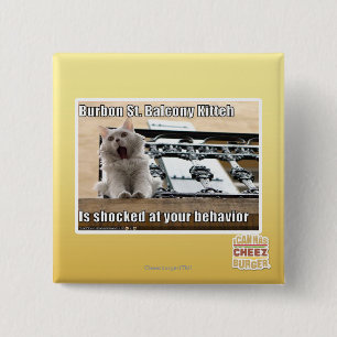 Burbon St.-balkong Kitteh Knapp