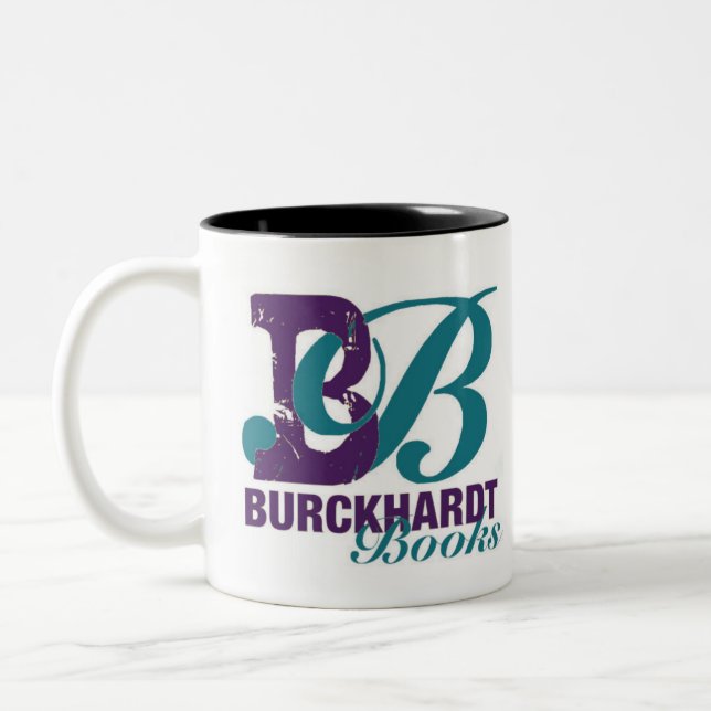 Burckhardt Books Logotyp Kaffemugg | Bokälskare Pr (Vänster)