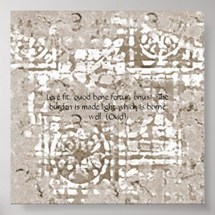 "Burden Made Light" på "CrumLY Castle Wall" Poster