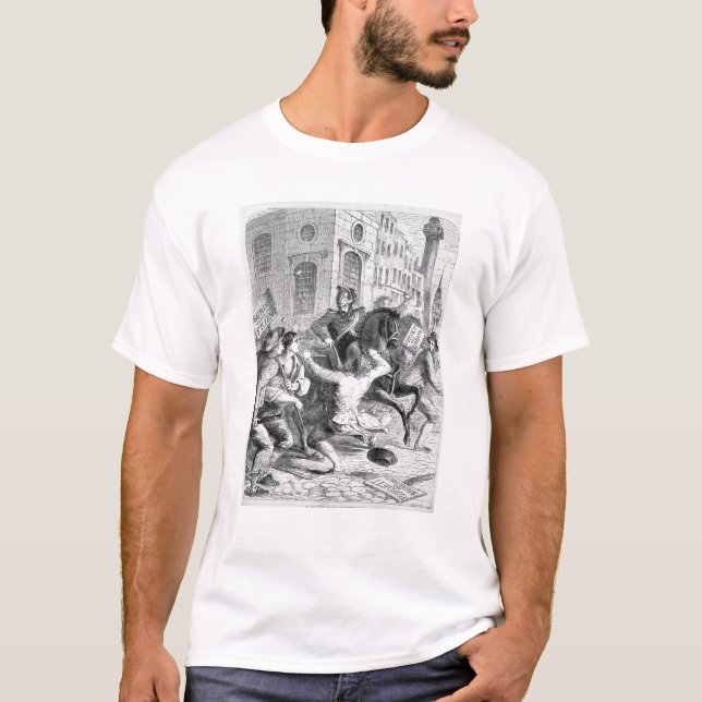 Burdett tumult, 1810 t-shirt (Framsida)