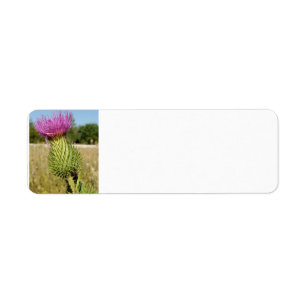 Burdock Thistle-adressetiketter Returadress Etikett
