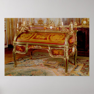 Bureau du Roi av Oeben och Riesener Poster