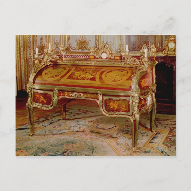 Bureau du Roi av Oeben och Riesener Vykort (Framsida)