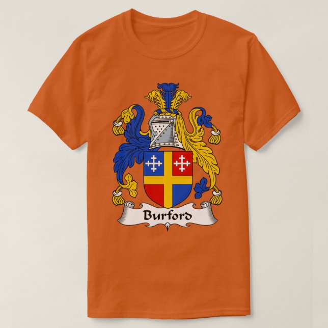 Burford Jackar om Arm Family Crest T Shirt (Design framsida)