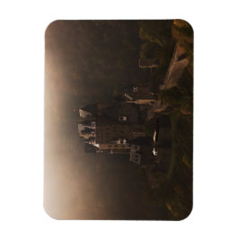 Burg Eltz-slott i dimma Magnet