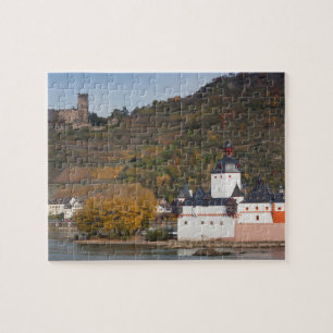 Burg Gutenfels slott Landskap Pussel