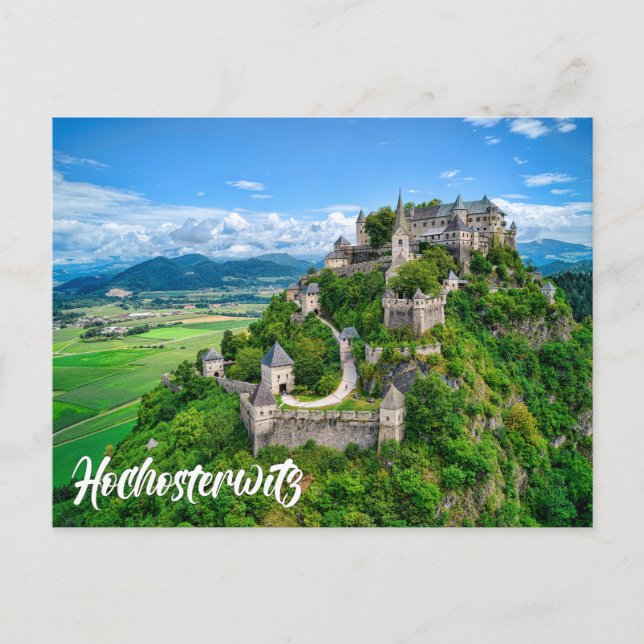 Burg Hochosterwitz, Österrike Vykort (Framsida)