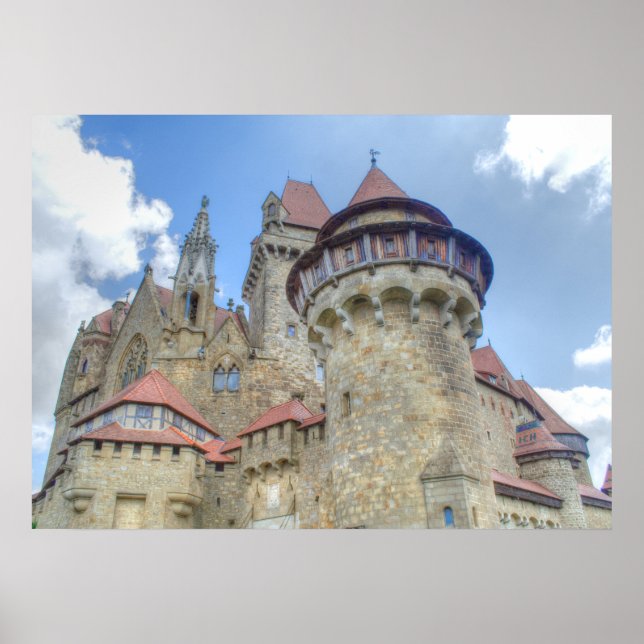 Burg Kreuzenstein Poster (Framsidan)
