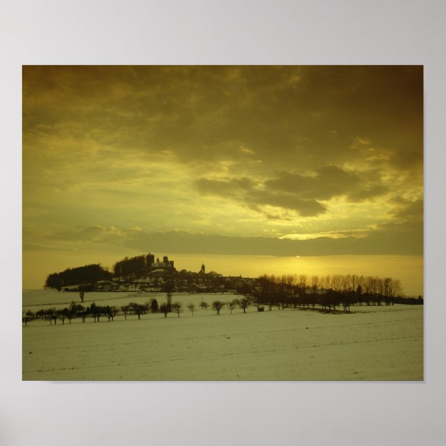 Burg Stolpen, byggt i c.1100 Poster (Framsidan)