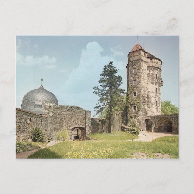 Burg Stolpen, Cosel Torn Vykort (Framsida)