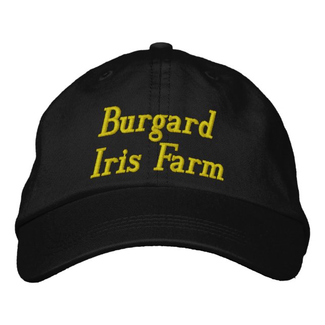 Burgard Iris Farm Hat Broderad Keps (Framsida)