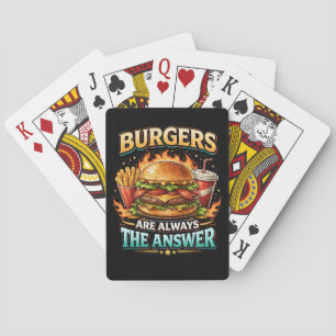 Burgare Är Alltid Svaret Casinokort