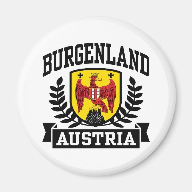 Burgenland Österrike Magnet (Framsidan)
