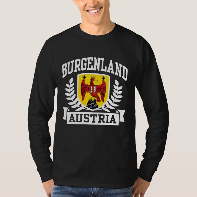 Burgenland Österrike Tee (Framsida)