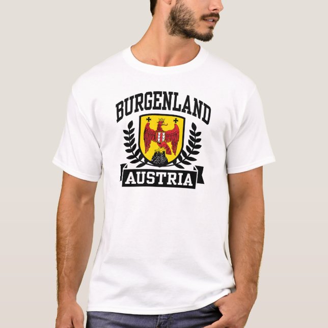 Burgenland Österrike Tee Shirt (Framsida)