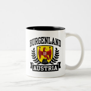 Burgenland Österrike Två-Tonad Mugg