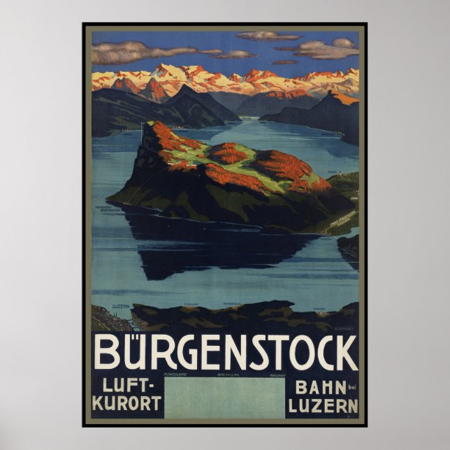 Burgenstock Poster (Framsidan)