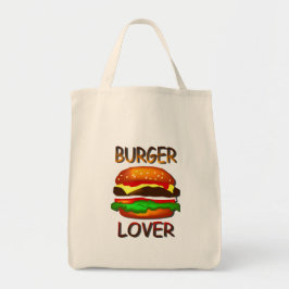 Burger Älskare Hamburger Livsmedel Tote Bag Tygkasse