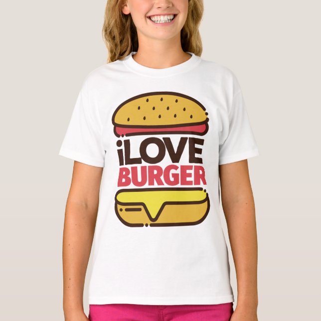 Burger Älskare-skjortor och jacka T Shirt (Framsida)
