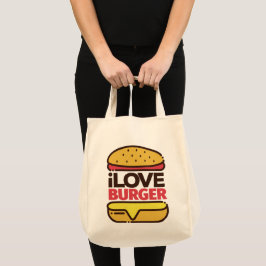 Burger Älskare tote bags Tygkasse